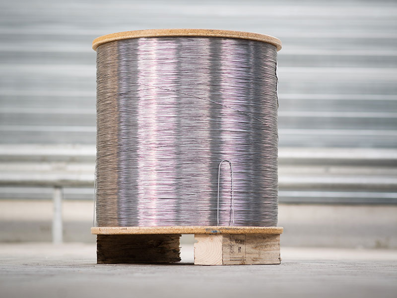 Secondary electrolytically 
coated low carbon steel wire