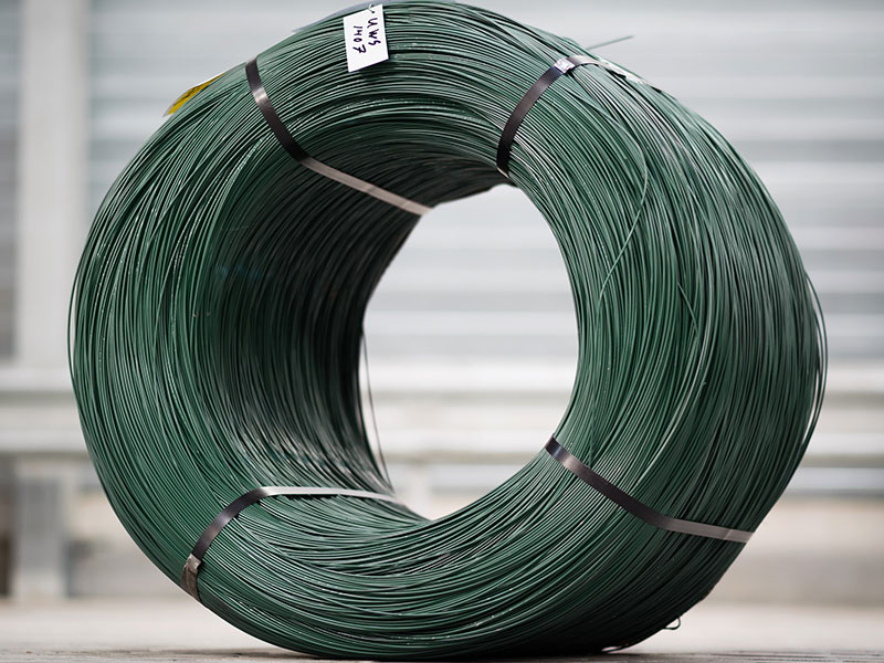 Secondary PVC coated and
nylon coated steel wire
